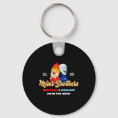 Heating And Cooling Brothers Christmas Retro  Sleutelhanger (Voorkant)