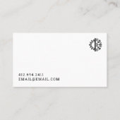 Heating & Cooling Business Card Visitekaartje (Achterkant)