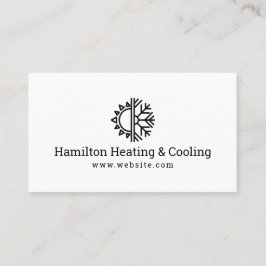 Heating & Cooling Business Card Visitekaartje