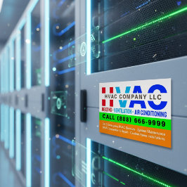 Heating, Ventilation & Air Conditioning - Pro HVAC Magnetisch Visitekaartje