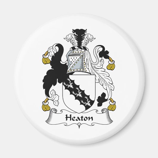 Heaton Family Crest Magneet (Voorkant)