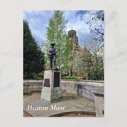Heaton Moor Ansichtkaart Briefkaart (Voorkant)