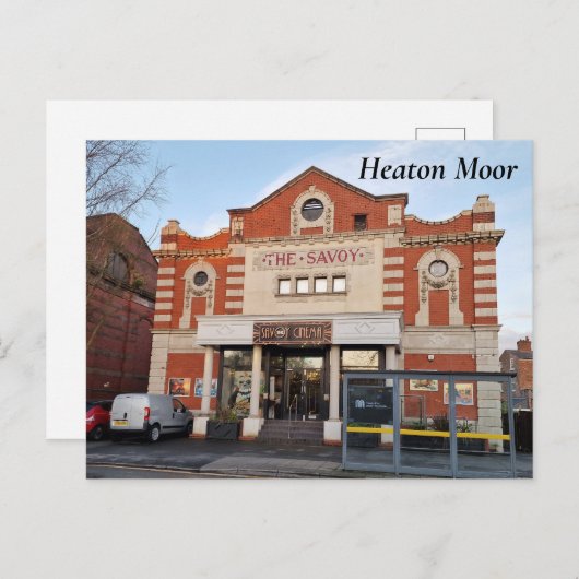 Heaton Moor Savoy Stockport-Briefkaart Briefkaart (Voorkant / Achterkant)