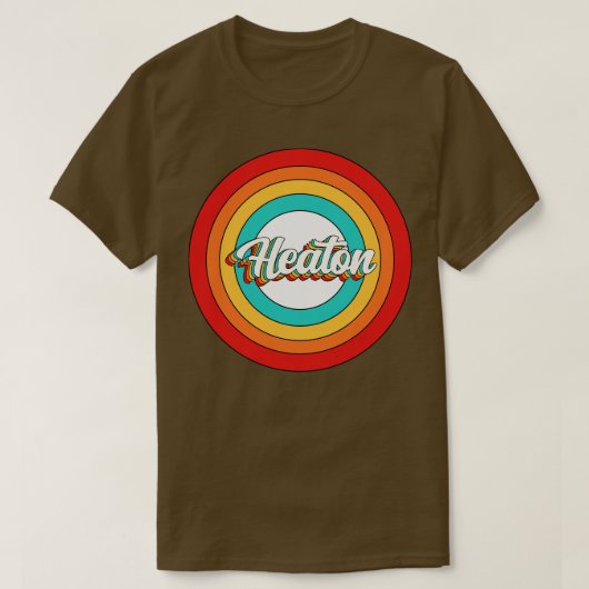 Heaton Naam Shirt Heaton Circle (Design voorkant)