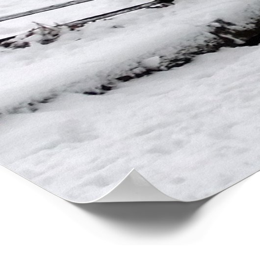 Heaton Park in het Poster Snow (Hoek)