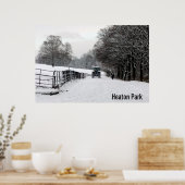 Heaton Park in het Poster Snow (Keuken)