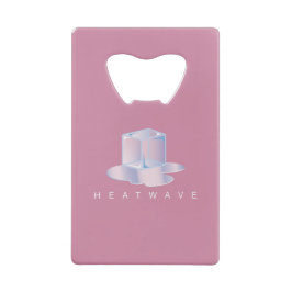 Heatwave flesopener creditkaart flessenopener