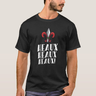 Heaux Heaux Cajun Kerstmis Louisiana Xmas N T-shirt