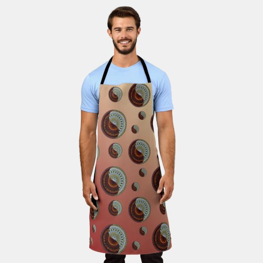 Heaven and Hell All-Over Print Schort (Gedragen)