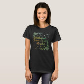 Heaven and Hell Altogether Mother s Day Sayings Pa T-shirt (Voorkant volledig)