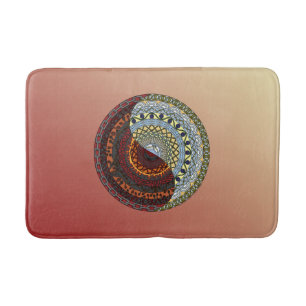 Heaven and Hell Bath Mat