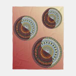 Heaven and Hell Fleece Blanket Deken