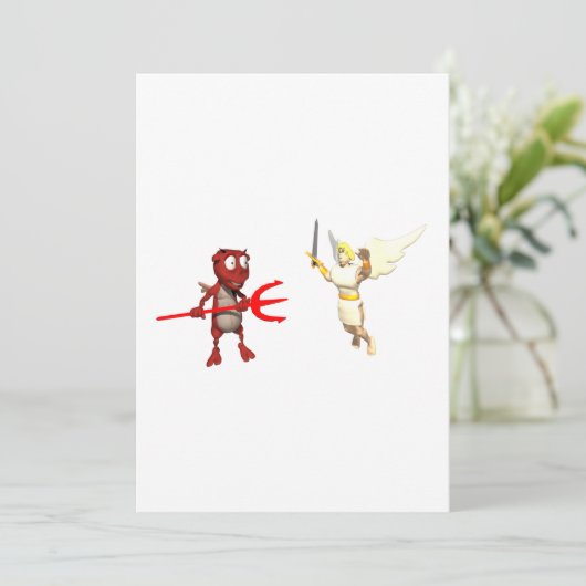 Heaven and Hell Kaart (Staand voorkant)