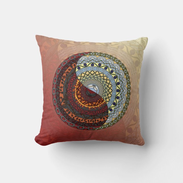 Heaven and Hell Pillow Kussen (Voorkant)