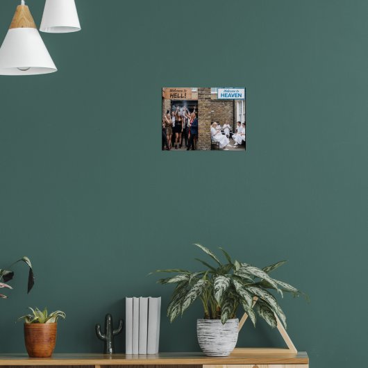 Heaven and Hell Poster (Woonkamer 1)
