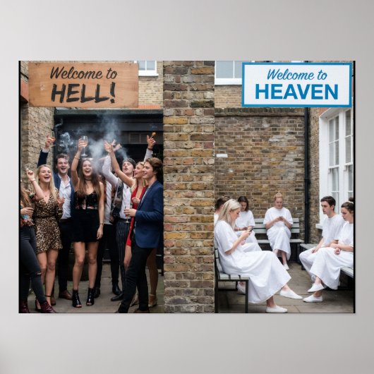 Heaven and Hell Poster (Voorkant)