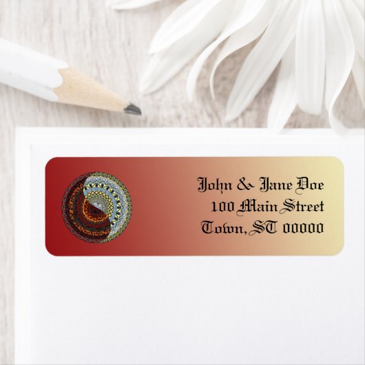 Heaven and Hell Return Address Label (Insitu)