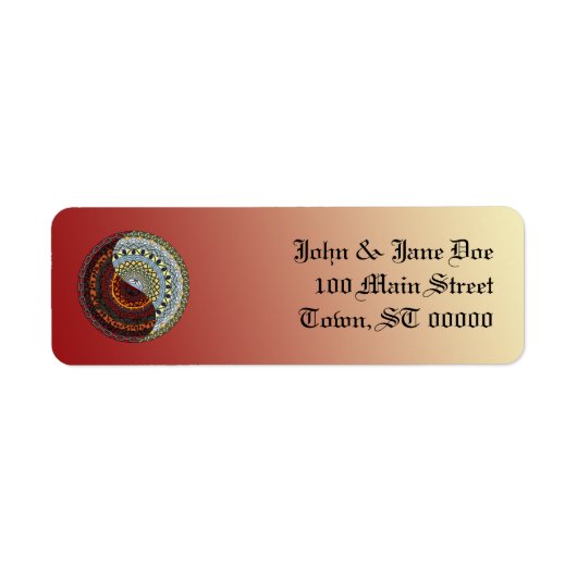 Heaven and Hell Return Address Label (Voorkant)