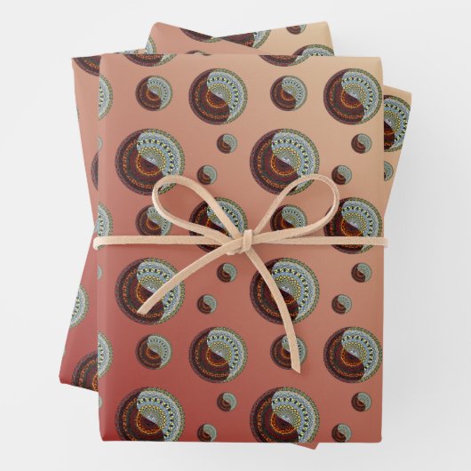 Heaven and Hell Wrapping Paper Set (In situ)