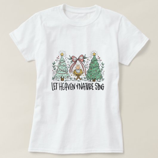 Heaven and Nature Sing T-shirt (Design voorkant)