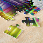 Heaven Angel Vrouw City Psychedelic Bright Legpuzzel (Zijkant)