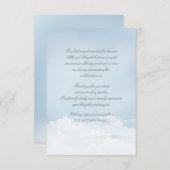 Heaven Bereavement - Hartelijk dank Bedankkaart (Voorkant / Achterkant)