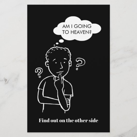 Heaven Bible Quiz Flyer (Voorkant)