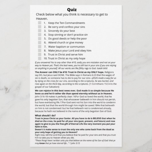 Heaven Bible Quiz Flyer (Achterkant)