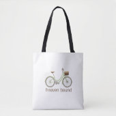 Heaven Bound  Bike & Hot Air ballon Tote Bag (Voorkant)