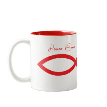Heaven Bound Two-Tone Coffee Mok