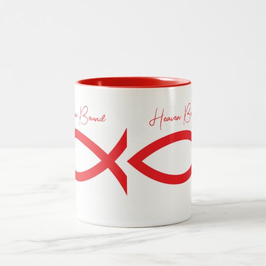 Heaven Bound Two-Tone Coffee Mok (Center)