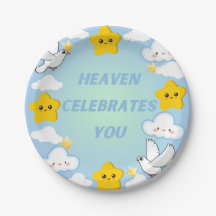 Heaven Celebrates You Christelijk Papieren Bord