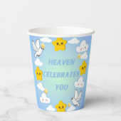 Heaven Celebrates You Christian  Papieren Bekers (Achterkant)