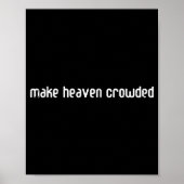 Heaven Christian Religious God Jesus Men Women Kid Poster (Voorkant)