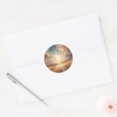 Heaven Classic Ronde Sticker (Envelop)