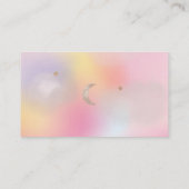 Heaven Cloud Holographic Diaper Raffle Baby Shower Informatiekaartje (Achterkant)