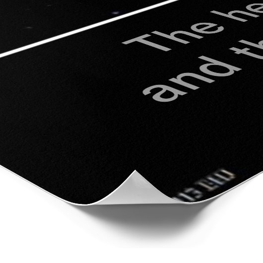 Heaven Declares Deep Field Uitzicht van Hubble Pos Poster (Hoek)