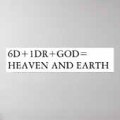 HEAVEN EN AARDE POSTER (Voorkant)