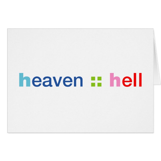 Heaven en Hell (Voorkant Horizontaal)