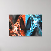 Heaven en Hell Canvas Afdruk (Voorkant)