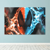 Heaven en Hell Canvas Afdruk (Insitu (Houten vloer))