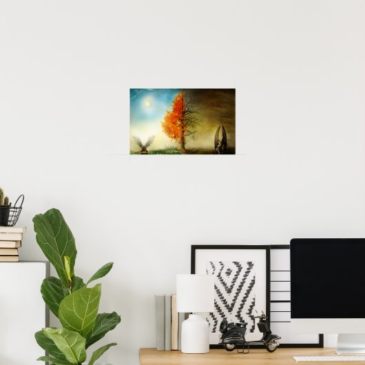 Heaven en Hell Poster (Thuiskantoor)