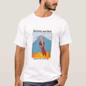 HEAVEN EN HELL T-SHIRT (Voorkant)