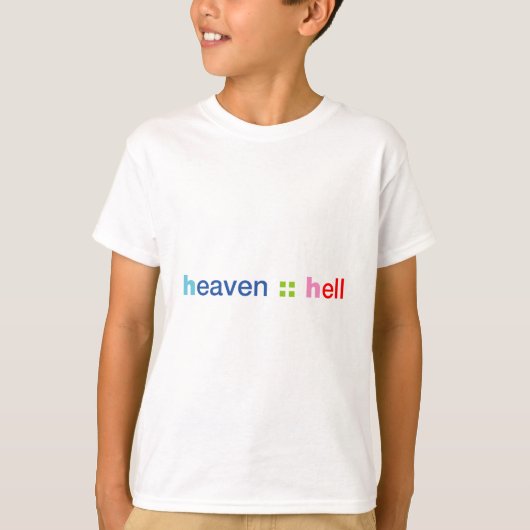 Heaven en Hell T-shirt (Voorkant)