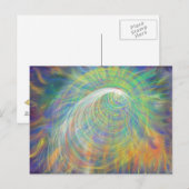 Heaven Fire Portal Christelijke verdienste Abstrac Briefkaart (Voorkant / Achterkant)