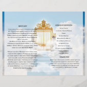 Heaven gate Funeral Program sjabloon (Achterkant)