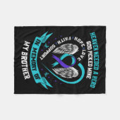 Heaven had een Hero God nodig die mijn broer zelfm Fleece Deken (Voorkant (Horizontaal))