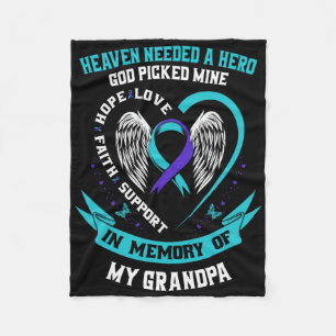 Heaven had een Hero God nodig die mijn opa zelfmoo Fleece Deken