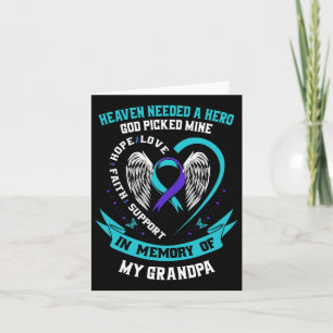Heaven had een Hero God nodig die mijn opa zelfmoo Kaart