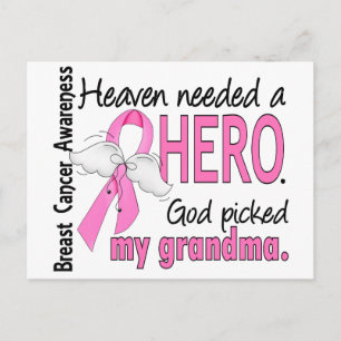 Heaven had een Hero Grandma Breast Cancer nodig Briefkaart